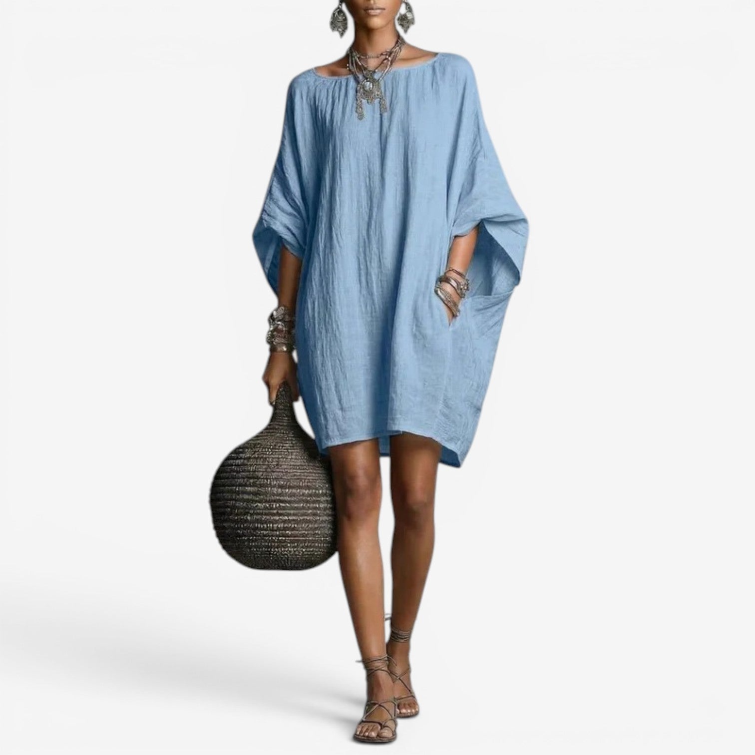 Abito Mini Donna | Vestibilità Oversize e Fluida