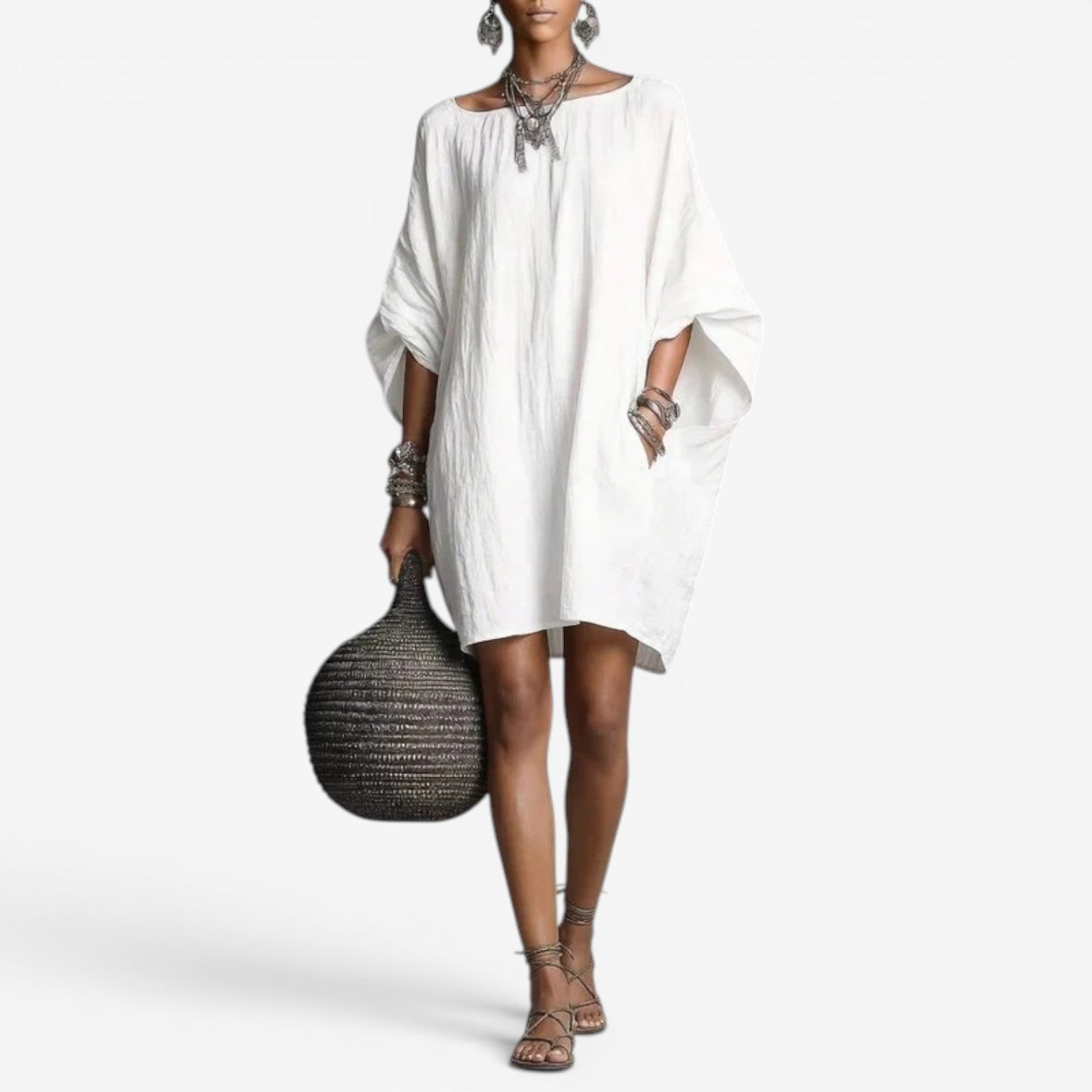 Abito Mini Donna | Vestibilità Oversize e Fluida
