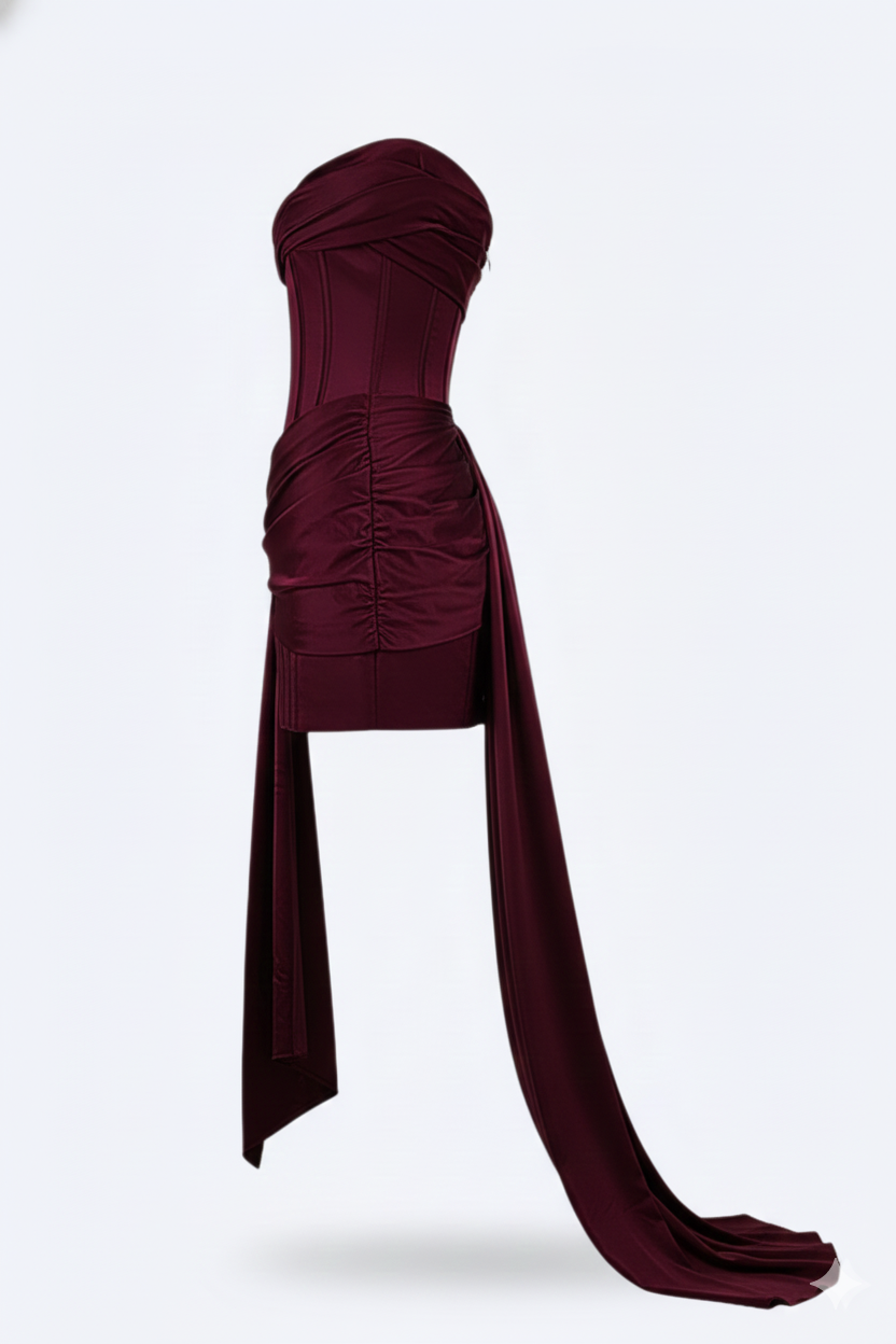 Valerios Fashion abito da sera corto elegante donna 1