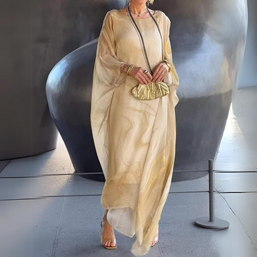 Rosa - Elegante Abito in Chiffon di Seta 0