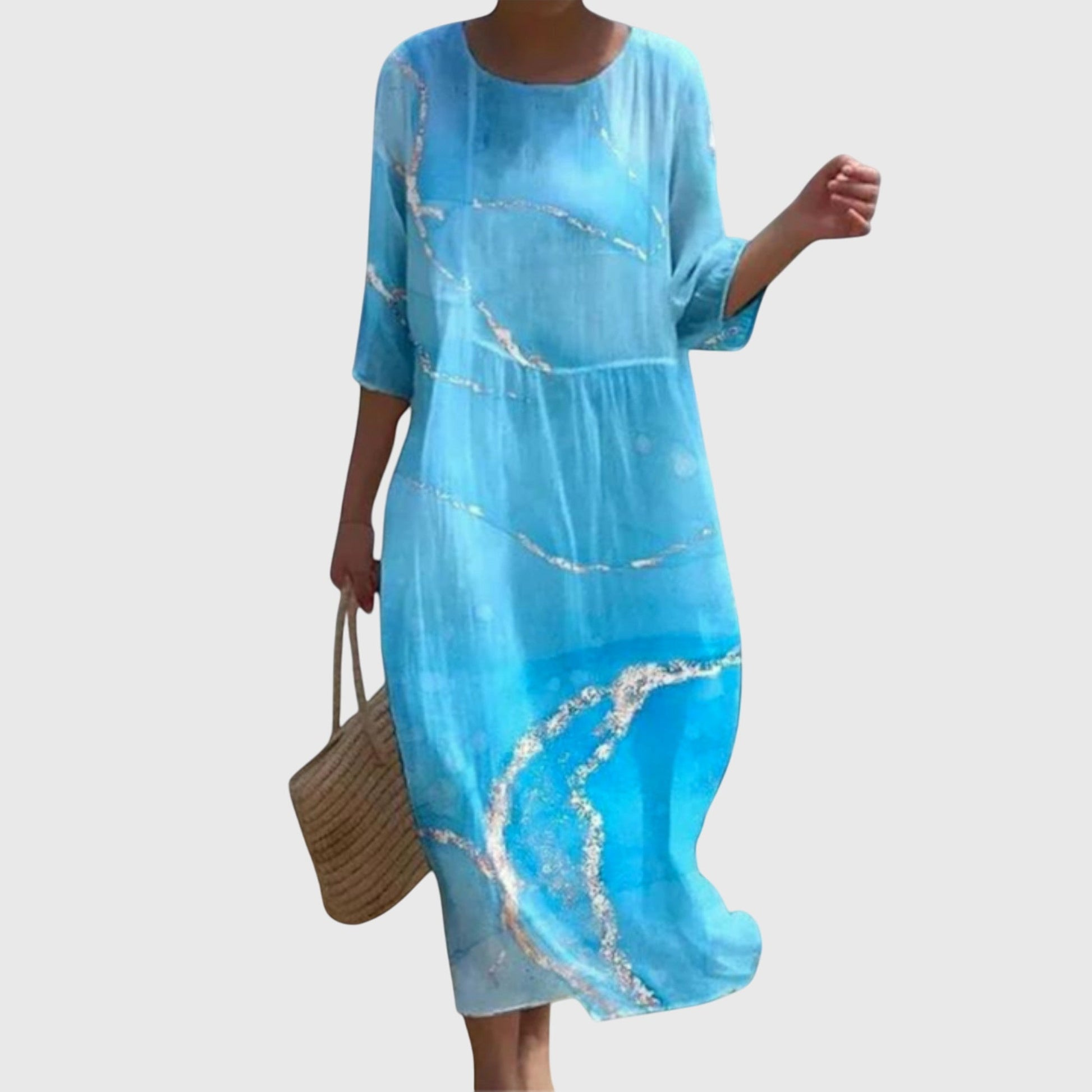 Abito maxi Donna | Stampa floreale e linea morbida che valorizza