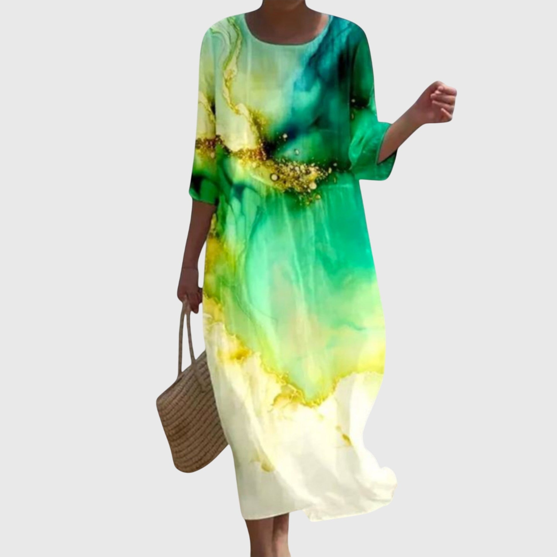 Abito maxi Donna | Stampa floreale e linea morbida che valorizza