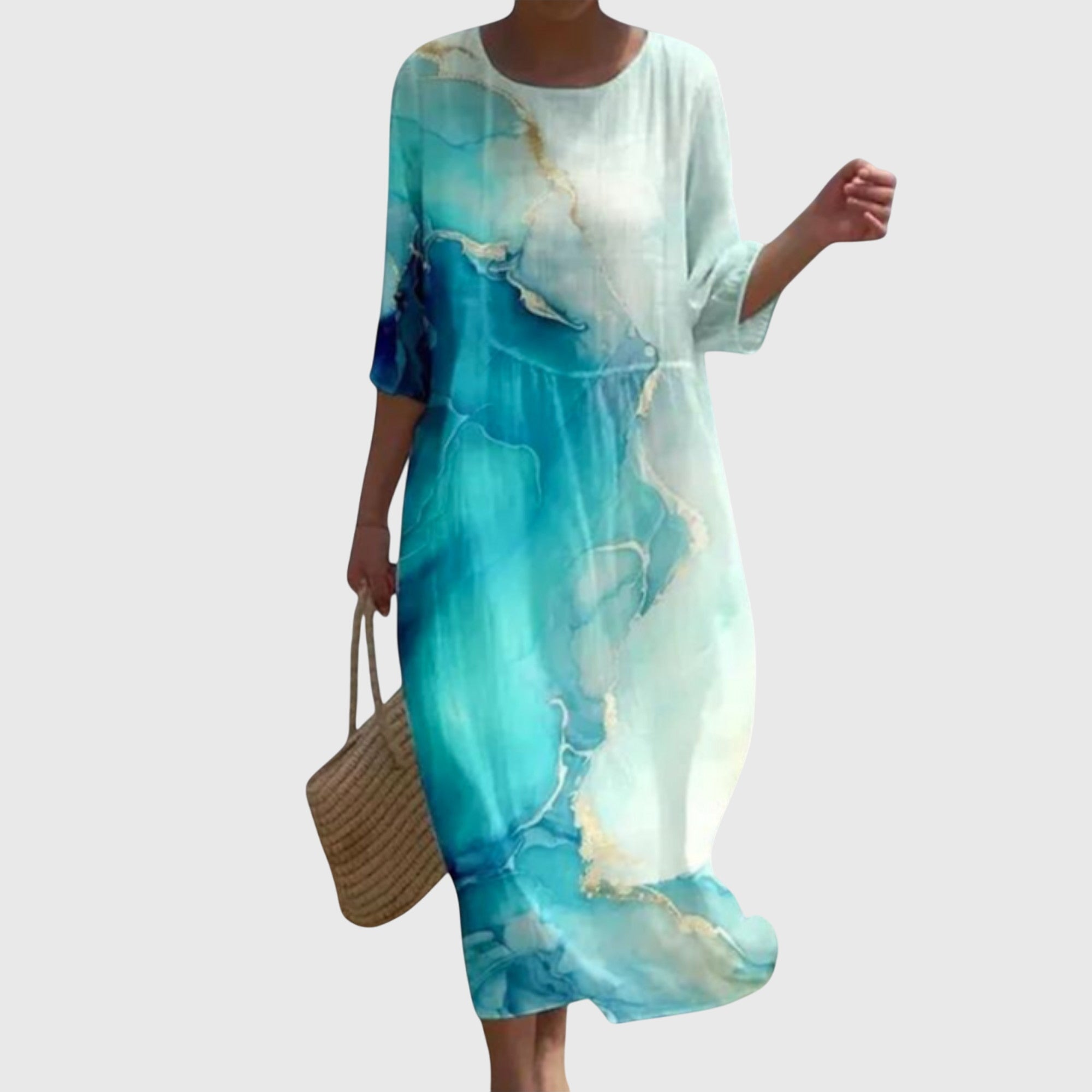 Abito maxi Donna | Stampa floreale e linea morbida che valorizza