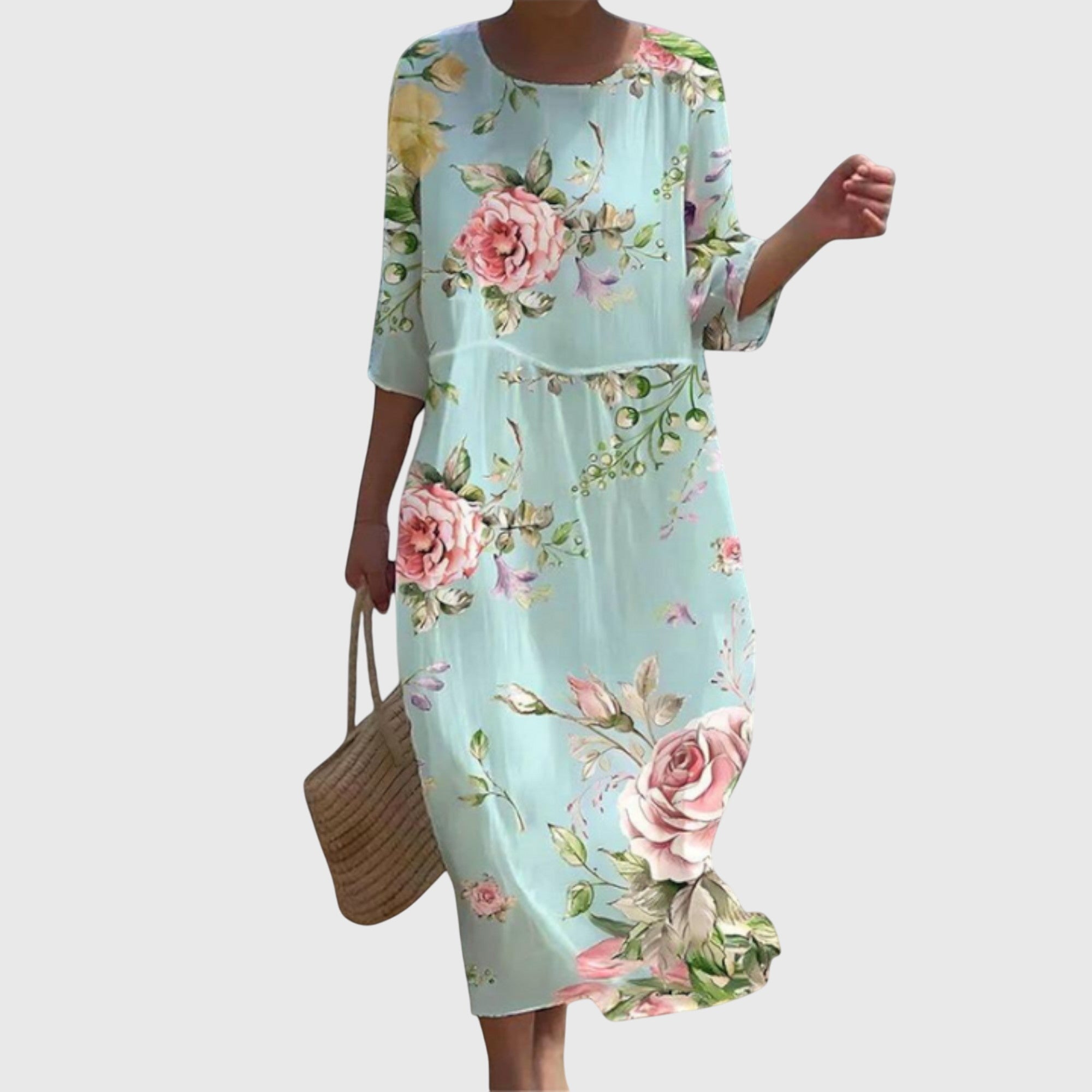 Abito maxi Donna | Stampa floreale e linea morbida che valorizza