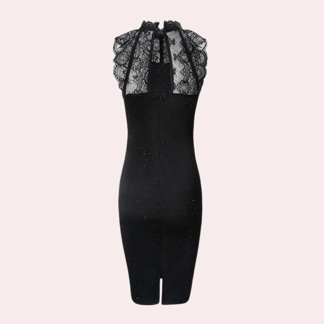 Abito tubino con scintillii per donna