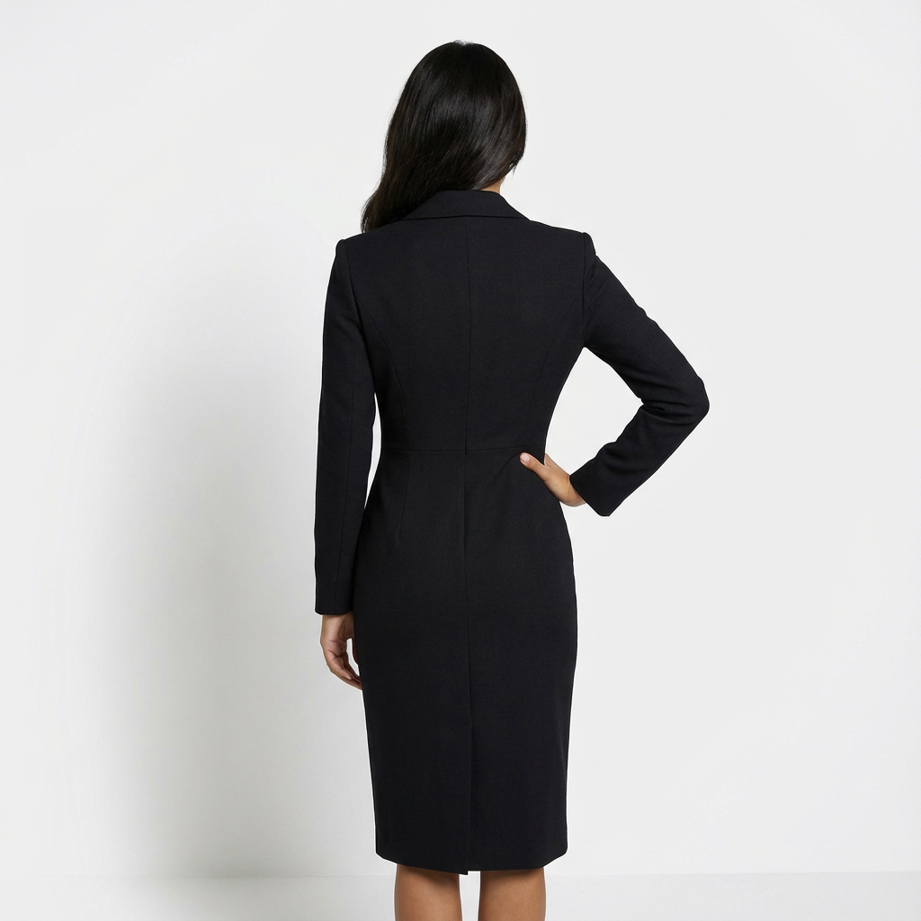 Abito Blazer Donna Sagomato – Con Dettaglio a Bottone, Adatto per Lavoro e Occasioni Formali 5