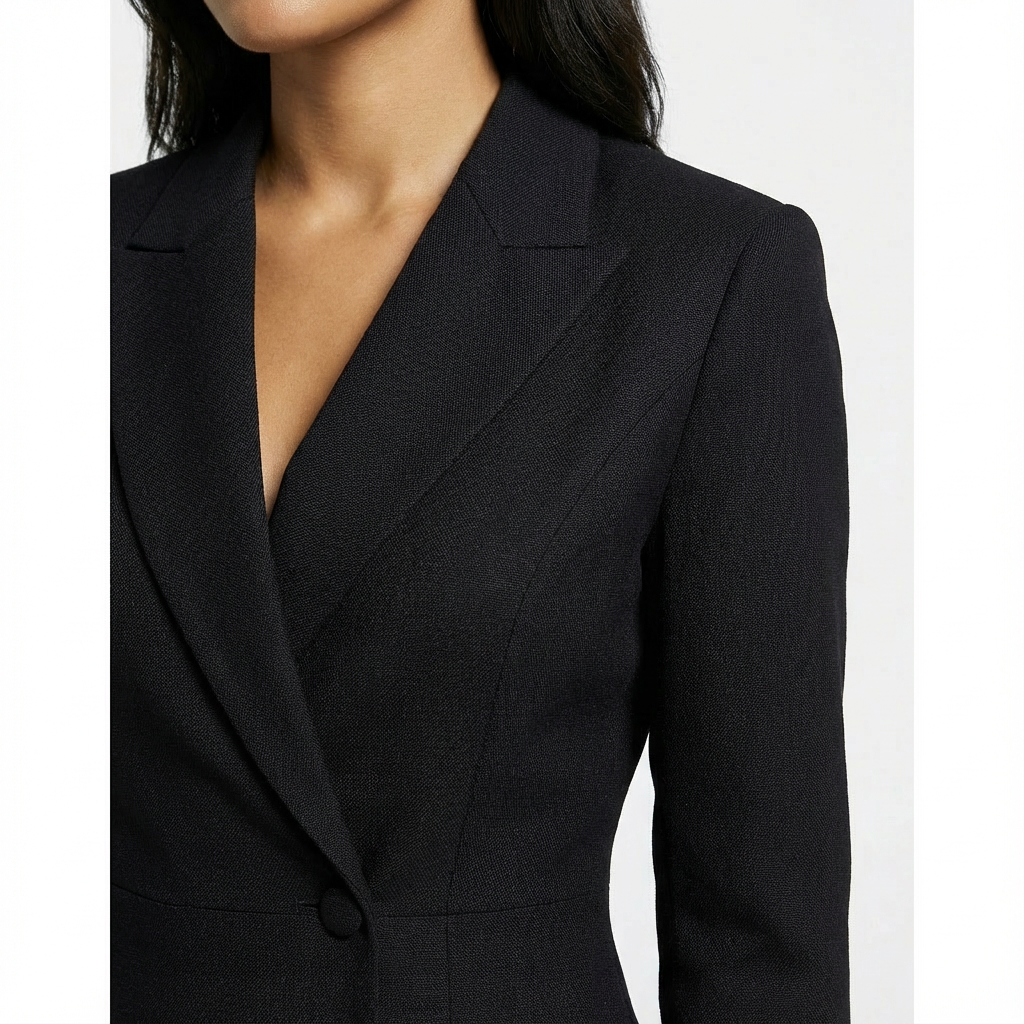 Abito Blazer Donna Sagomato – Con Dettaglio a Bottone, Adatto per Lavoro e Occasioni Formali 7