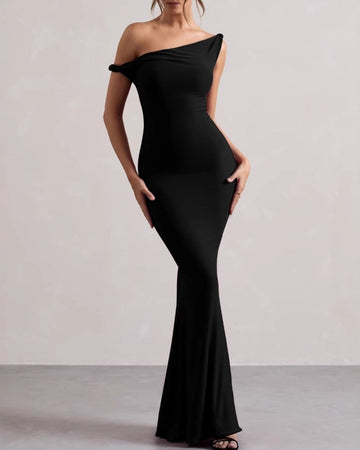 Abito Lungo Bodycon Monospalla 0