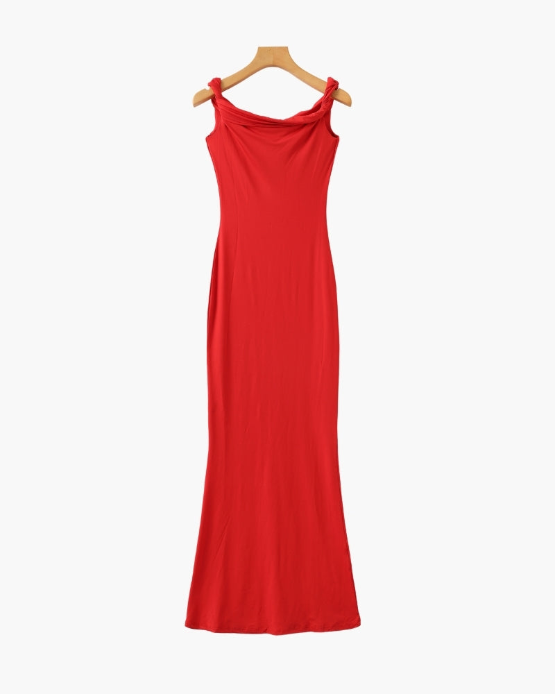 Abito Lungo Bodycon Monospalla 8