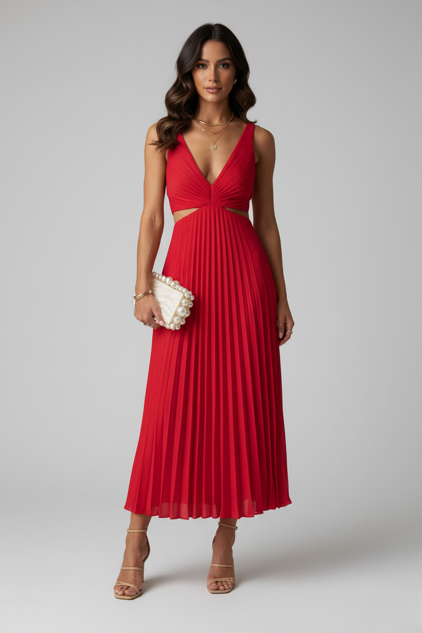 Abito Midi Donna | Elegante & Comodo per Ogni Cerimonia