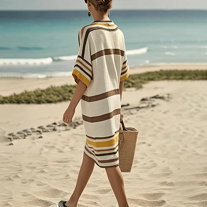 Abito a righe fluente da donna - Eleganza casual 5