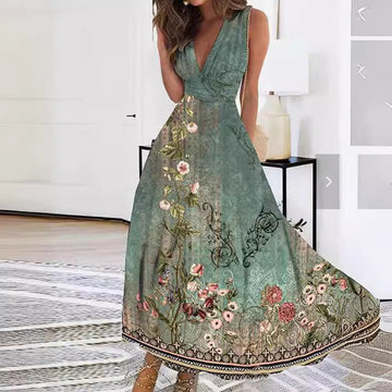 Abito lungo da donna Fantasy Captivating Bloom per occasioni speciali. 0