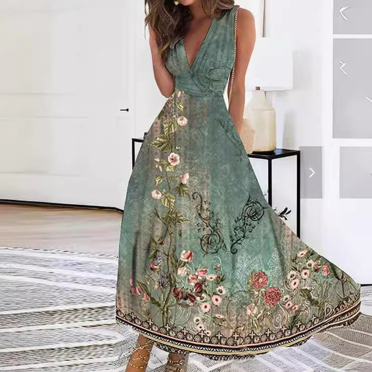 Abito lungo da donna Fantasy Captivating Bloom per occasioni speciali. 0