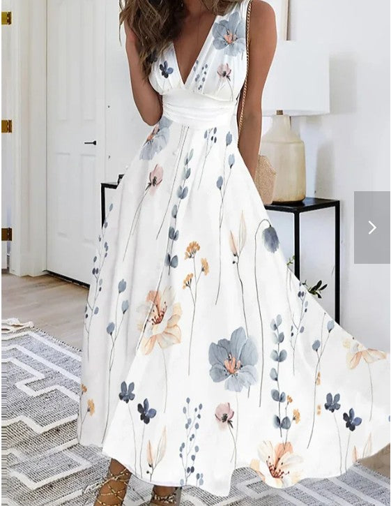 Abito lungo da donna Fantasy Captivating Bloom per occasioni speciali. 3