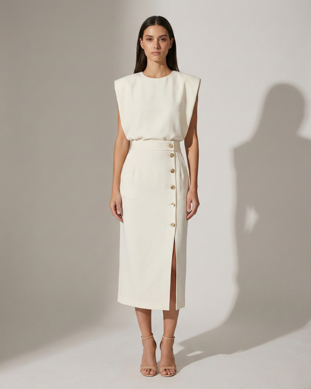 Abito midi elegante da donna – Fluido e femminile 1