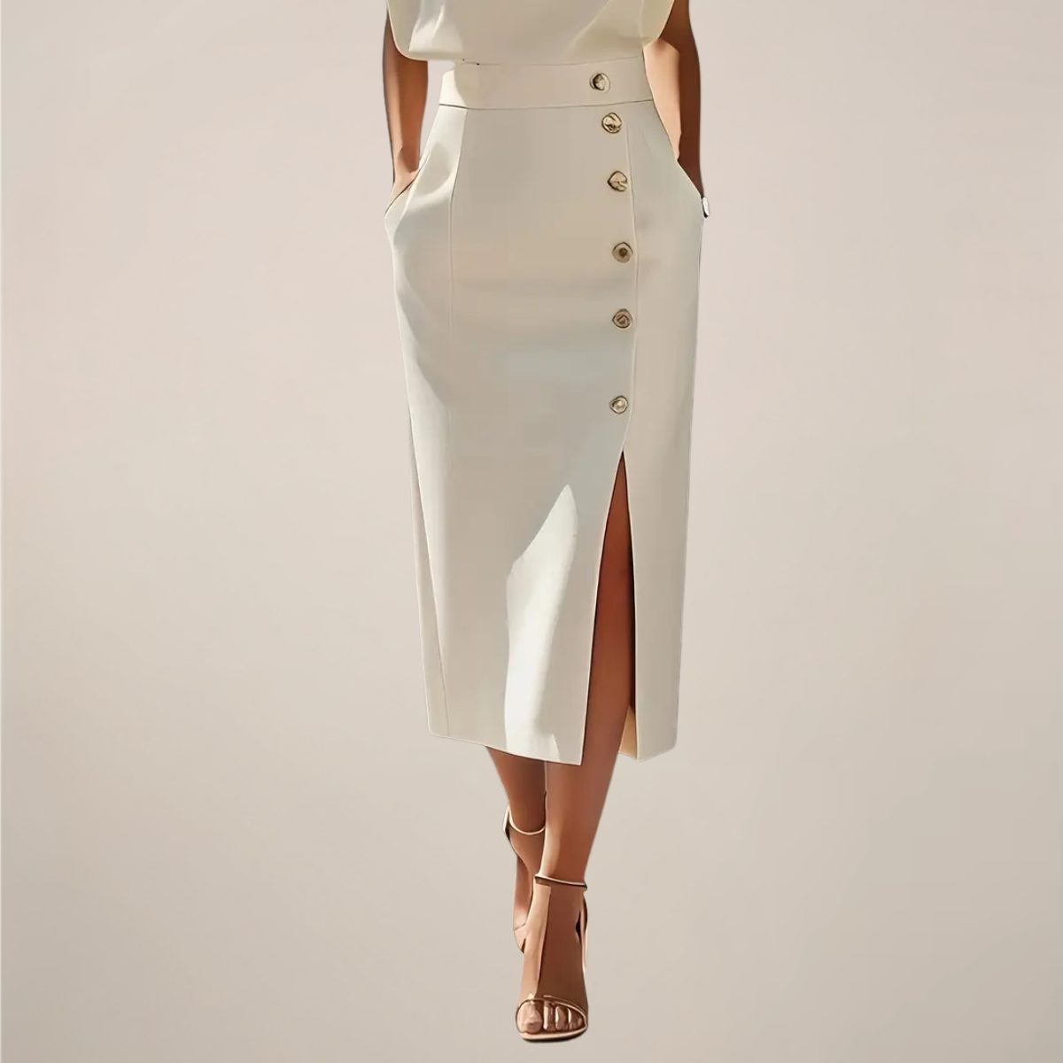 Abito midi elegante da donna – Fluido e femminile 4