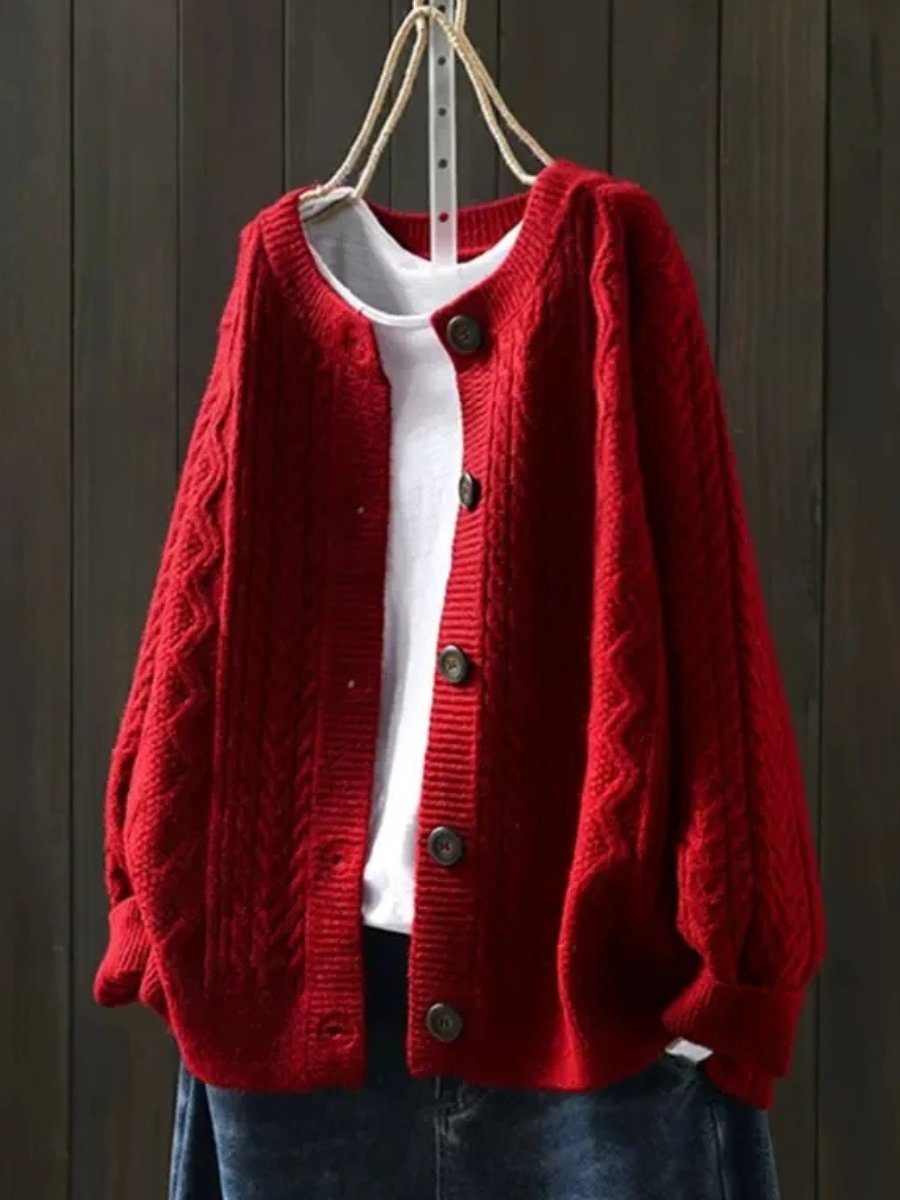 Adeline | Cardigan oversize a trecce 1