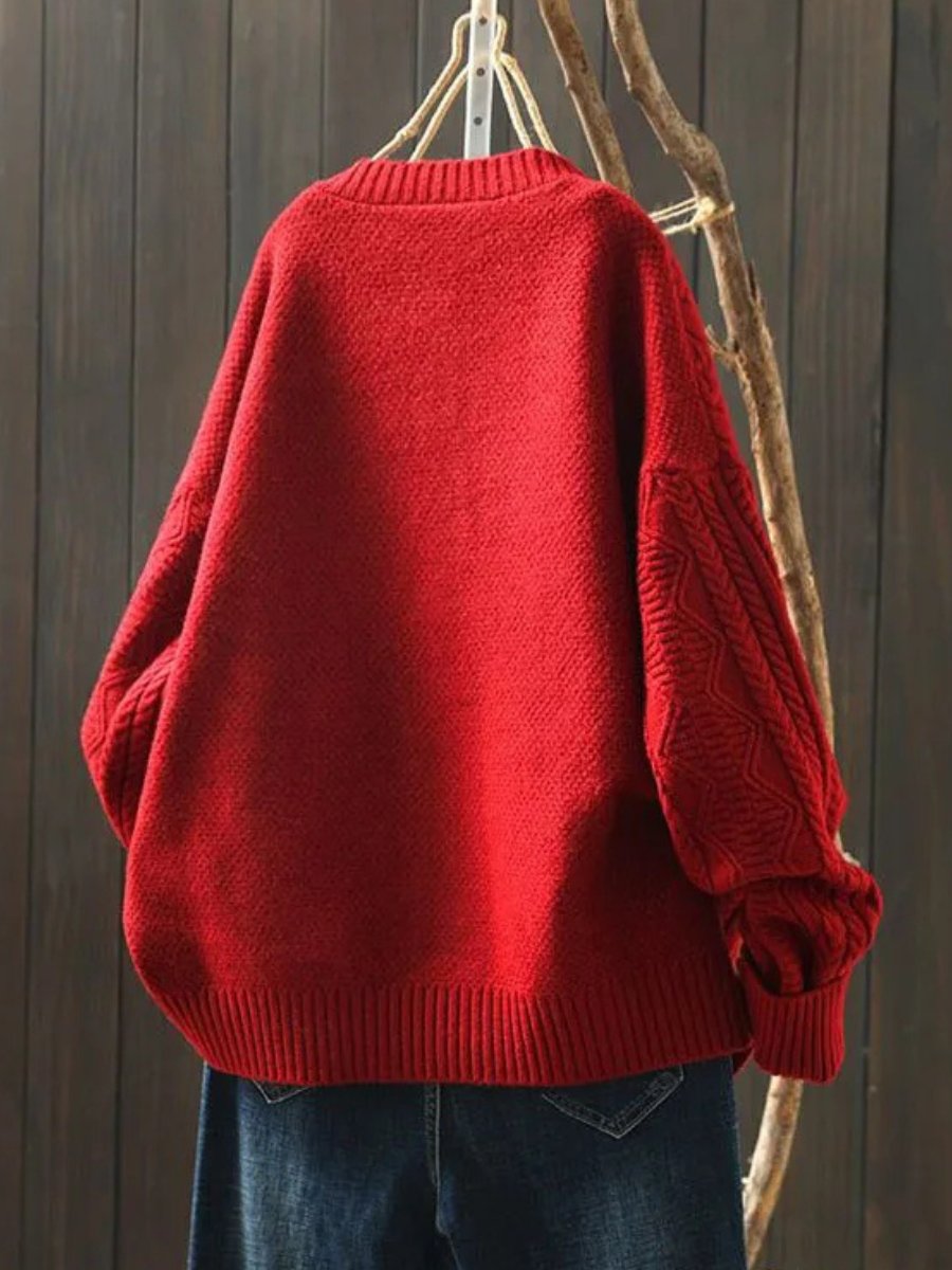 Adeline | Cardigan oversize a trecce 2