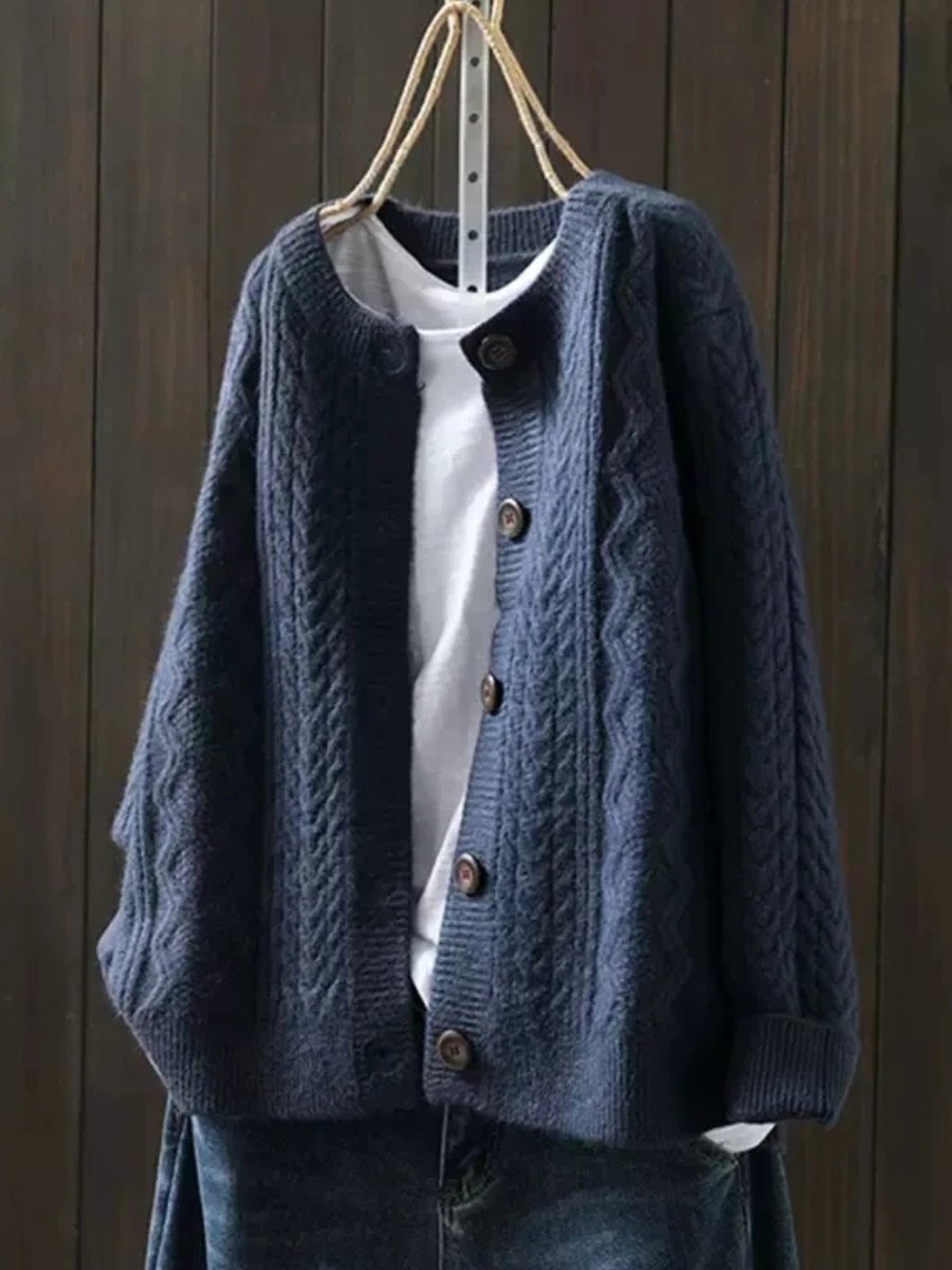 Adeline | Cardigan oversize a trecce 3