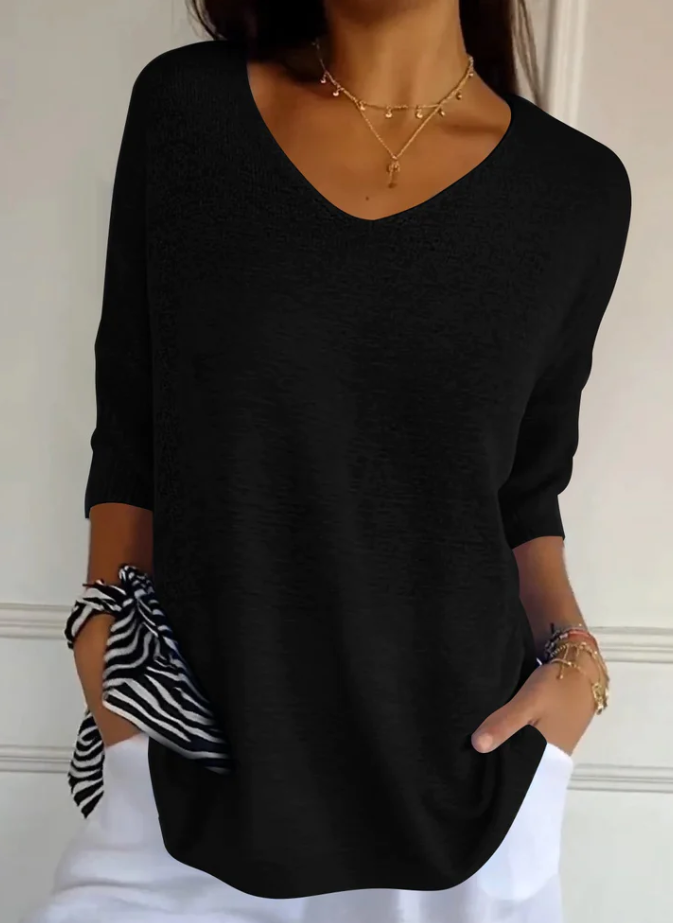 Aida | Maglione Leggero Con Scollo a V 2