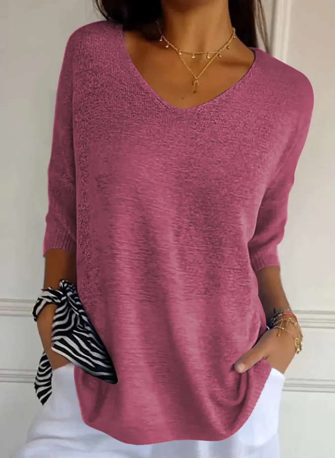 Aida | Maglione Leggero Con Scollo a V 8