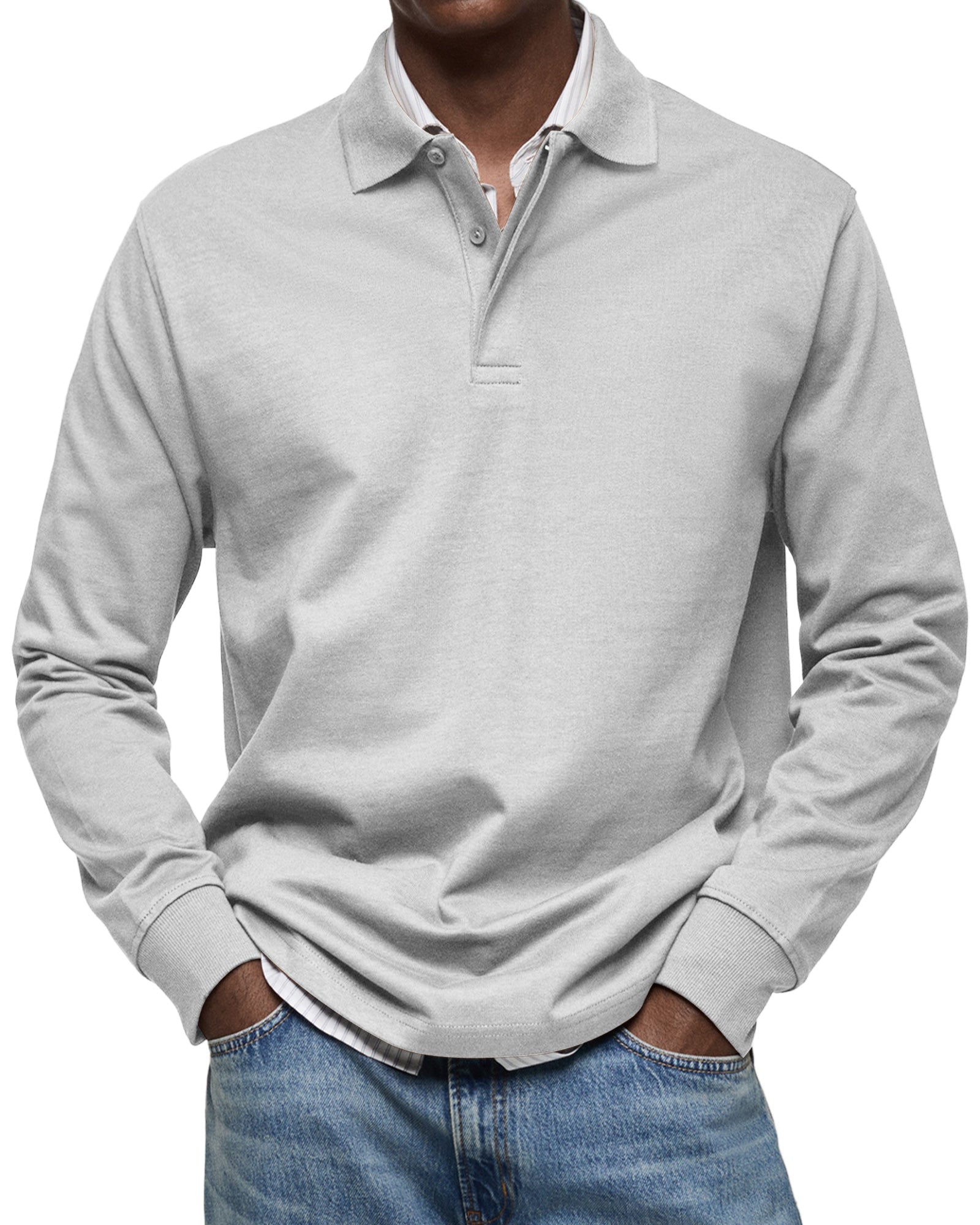 Alexandre | Polo Maniche Lunghe Casual 3