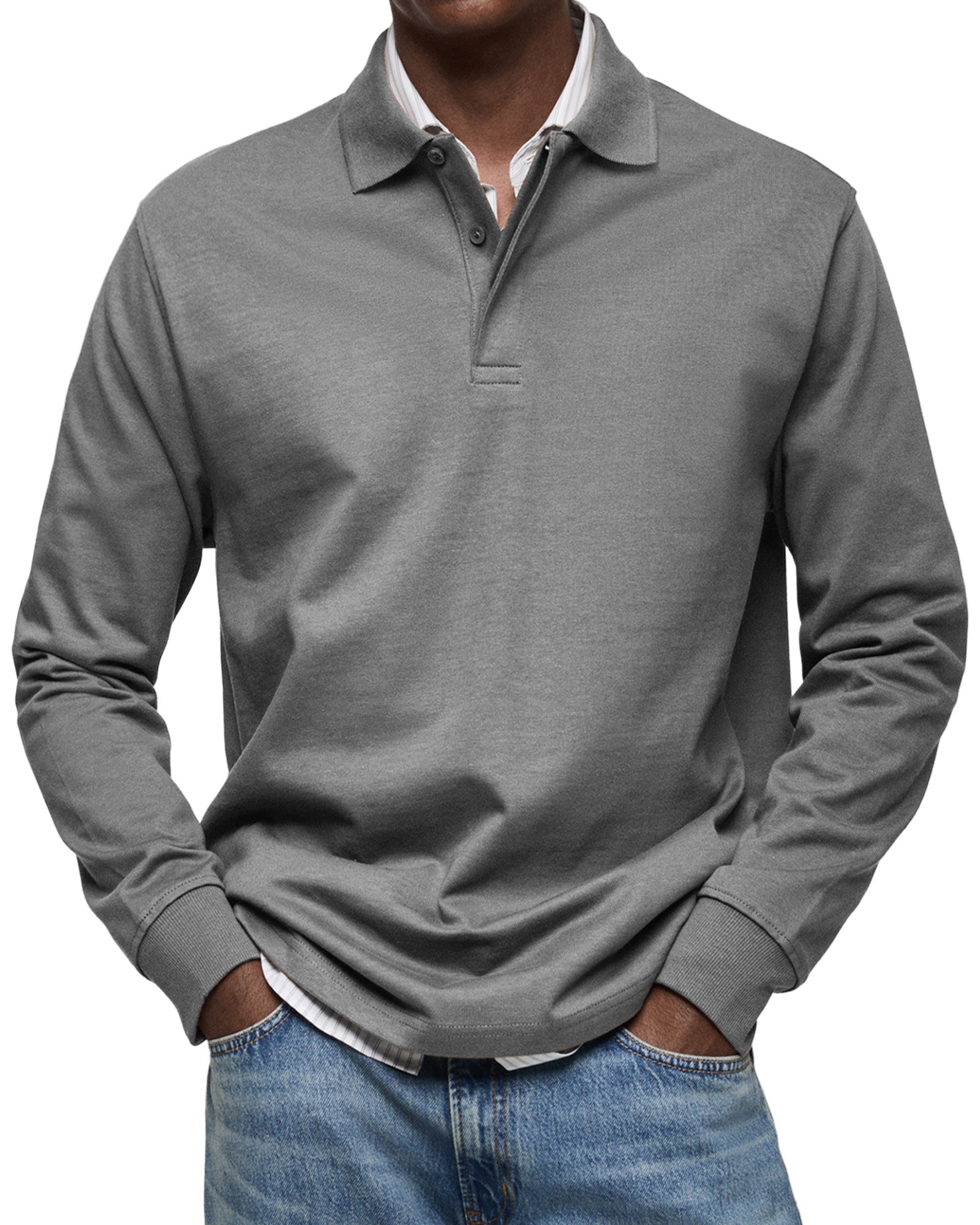 Alexandre | Polo Maniche Lunghe Casual 4