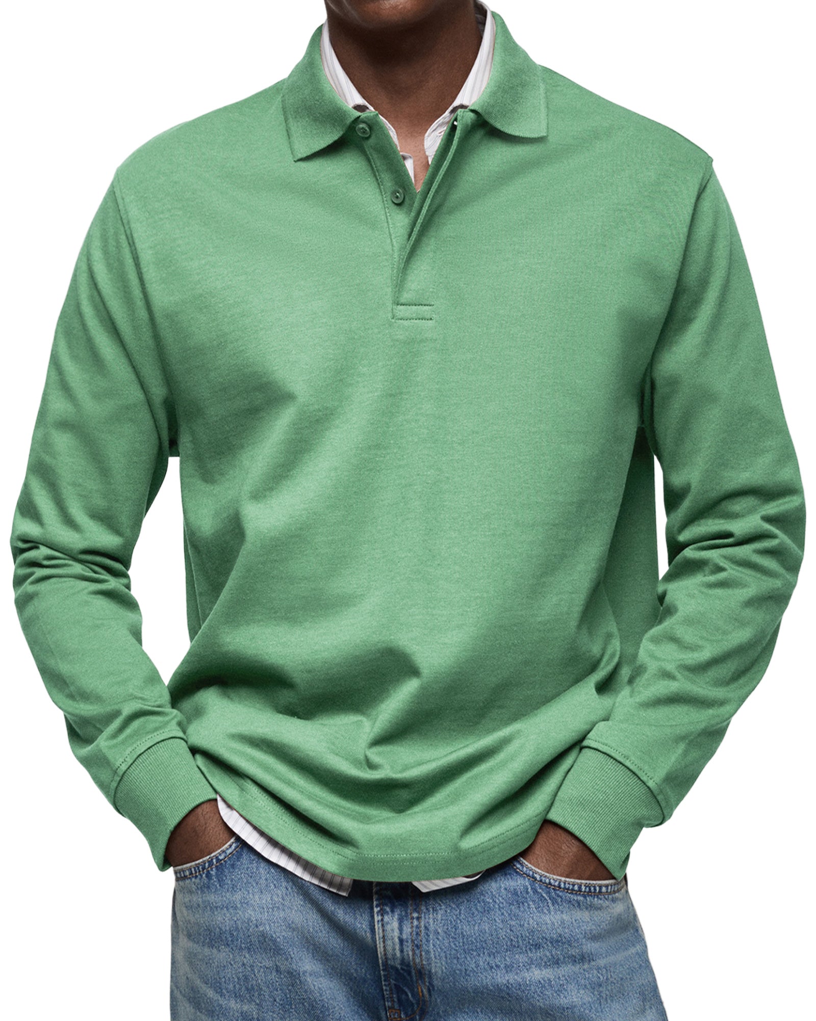 Alexandre | Polo Maniche Lunghe Casual 5