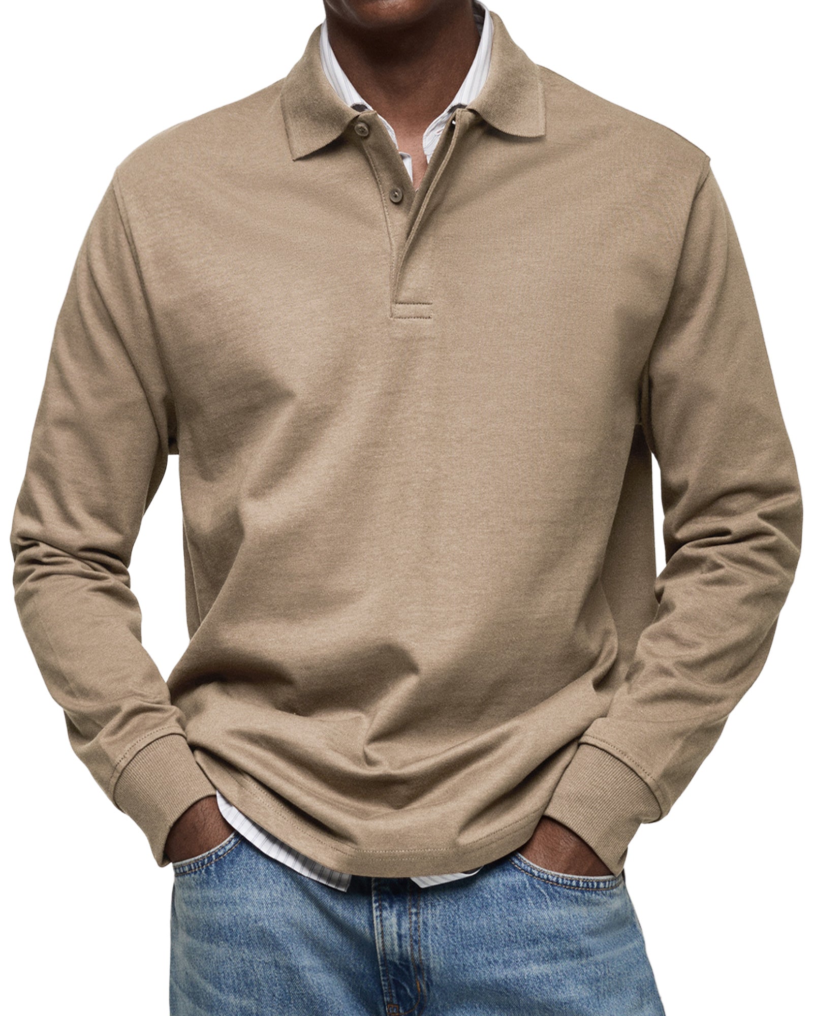Alexandre | Polo Maniche Lunghe Casual 6