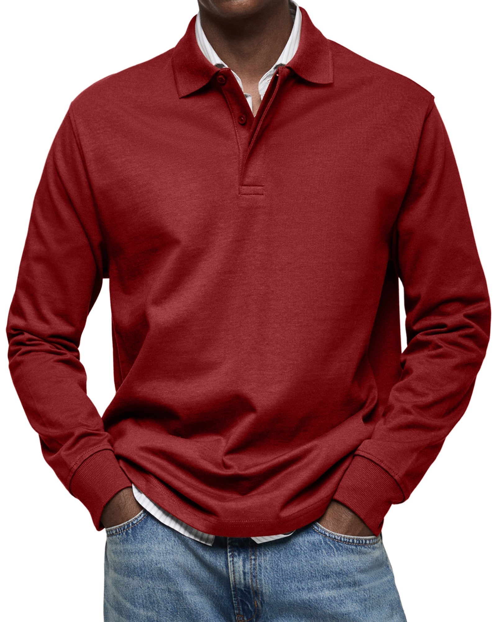 Alexandre | Polo Maniche Lunghe Casual 9