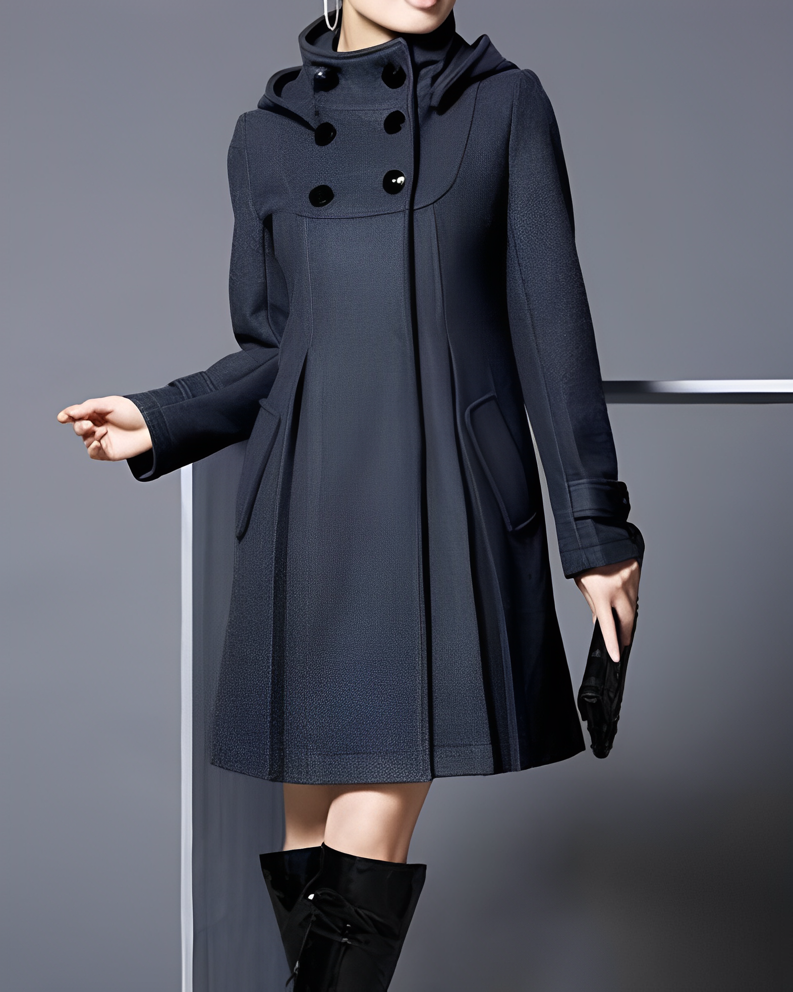Astrada - Cappotto con tasche laterali 1