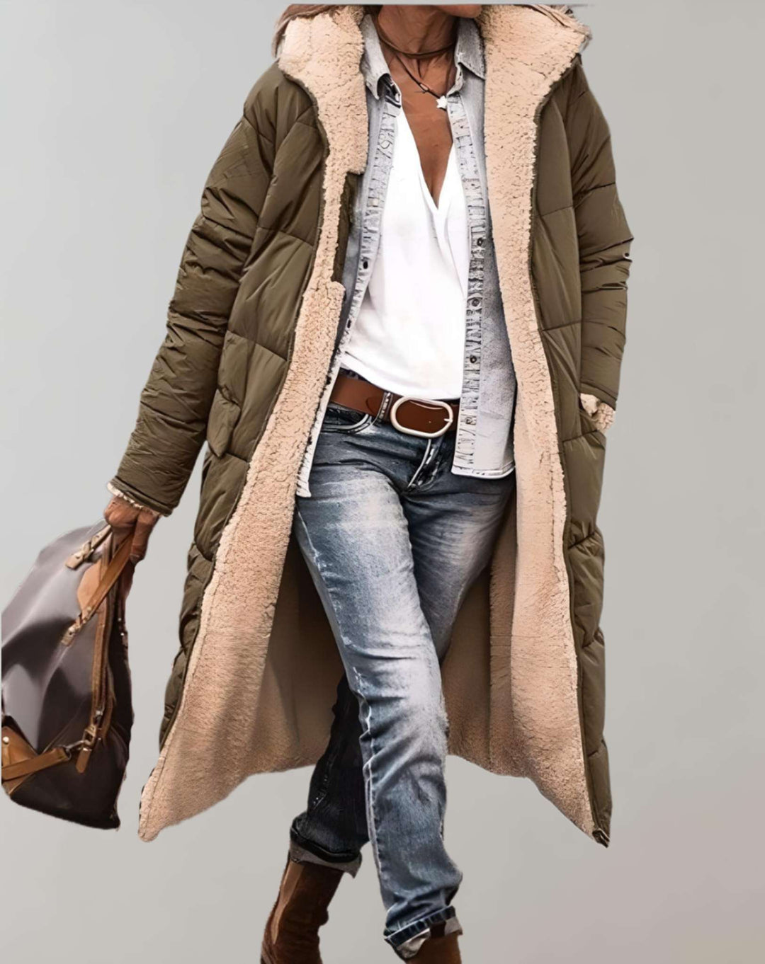 Daisy | Women’s Winter Quilted Coat with Lining Caliboot