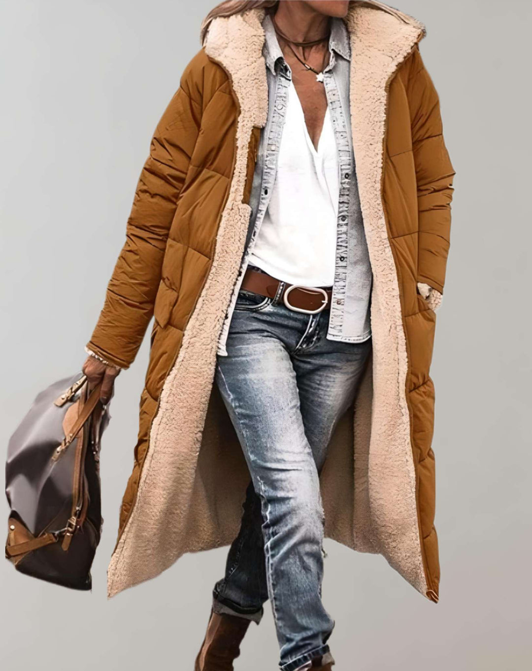 Daisy | Women’s Winter Quilted Coat with Lining Caliboot