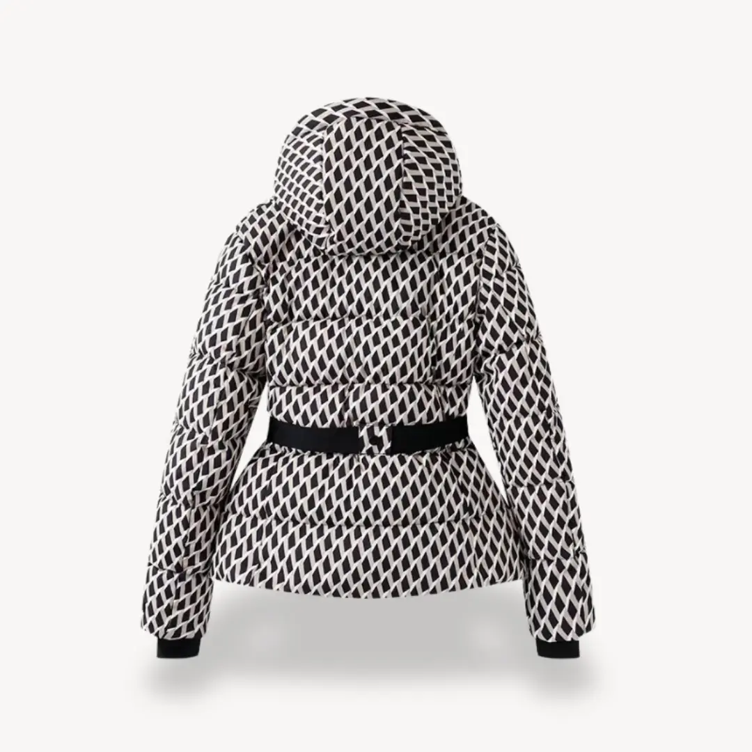 Belted Puffer Jacket for Women – Stylish &amp; Warm-Caliboot