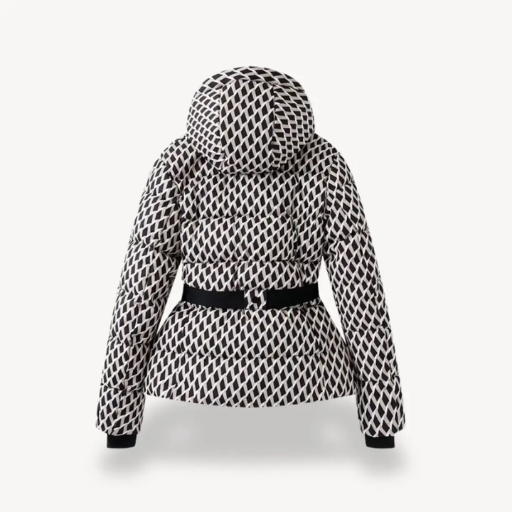 Belted Puffer Jacket for Women – Stylish &amp; Warm-Caliboot