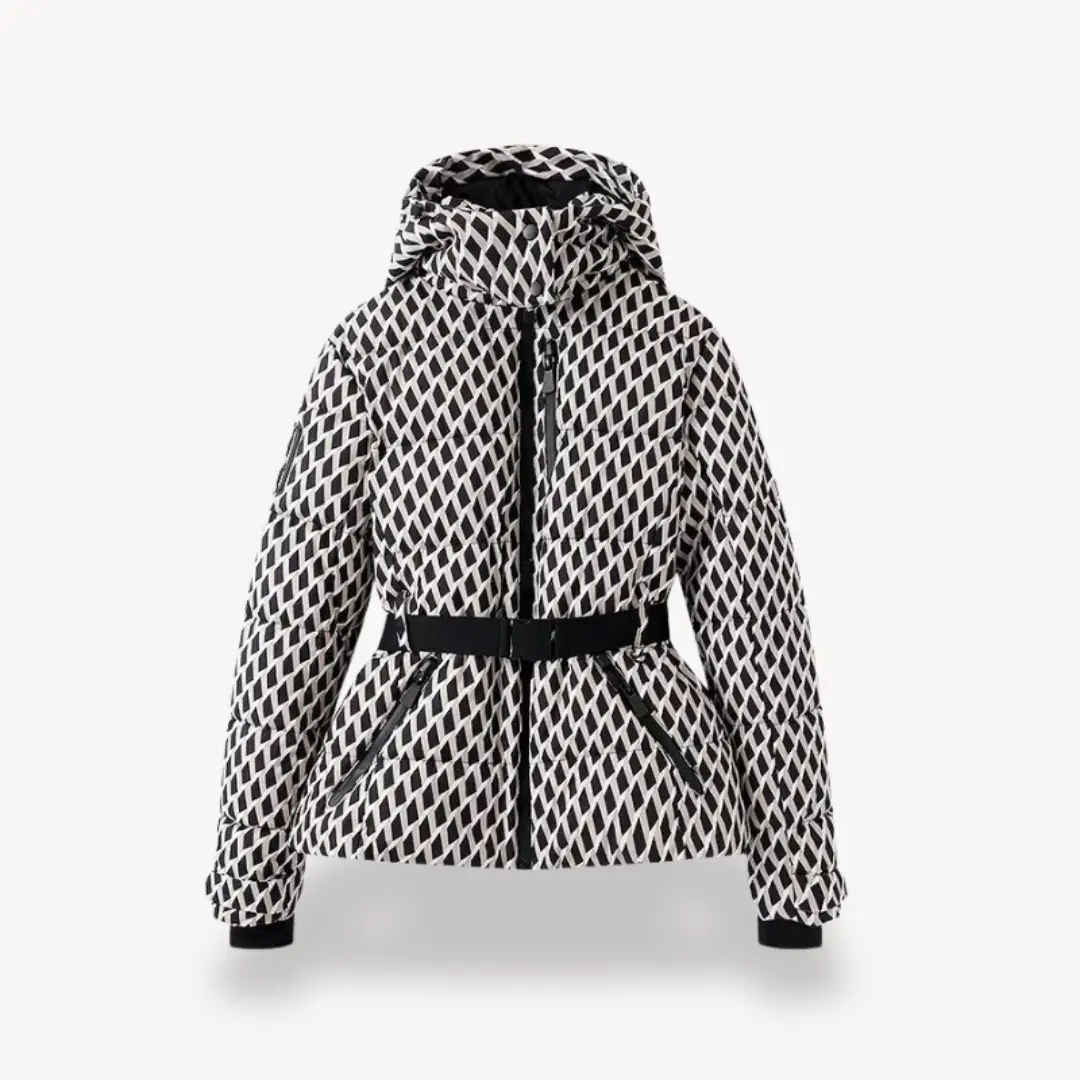 Belted Puffer Jacket for Women – Stylish &amp; Warm-Caliboot