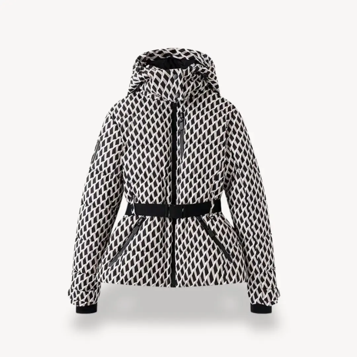 Belted Puffer Jacket for Women – Stylish &amp; Warm-Caliboot