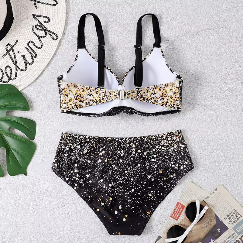 Bikini Donna | Stampa Tropicale & Vita Alta Valorizzante