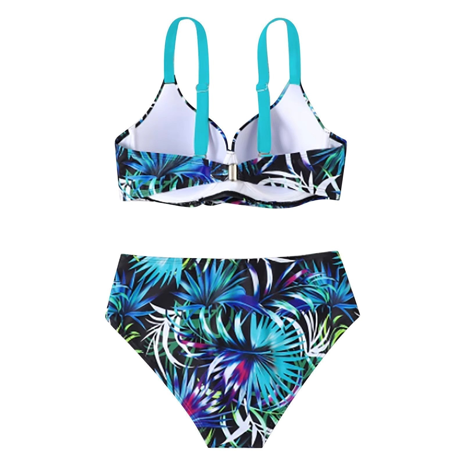 Bikini Donna | Stampa Tropicale & Vita Alta Valorizzante