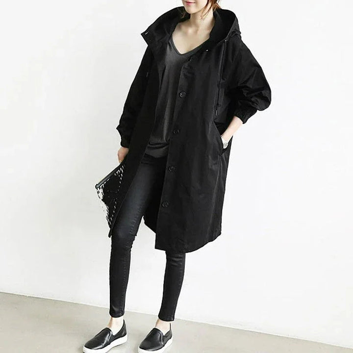 Trench con Cappuccio Donna | Elegante e Impermeabile 4