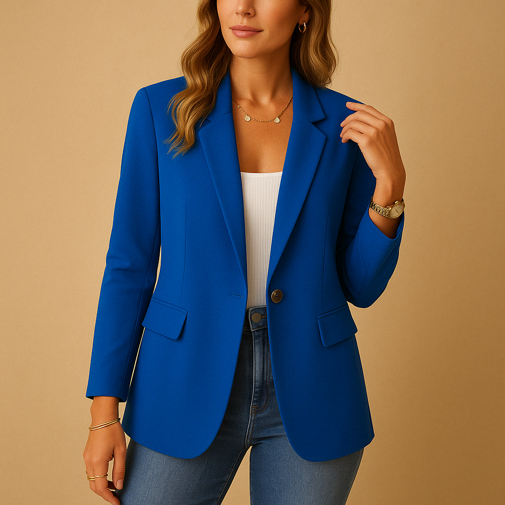 Blazer Femminile Sottile – Adatto per Lavoro e Uso Casual, Con Bottoni, Slim Fit, Adatto per Primavera e Autunno 5