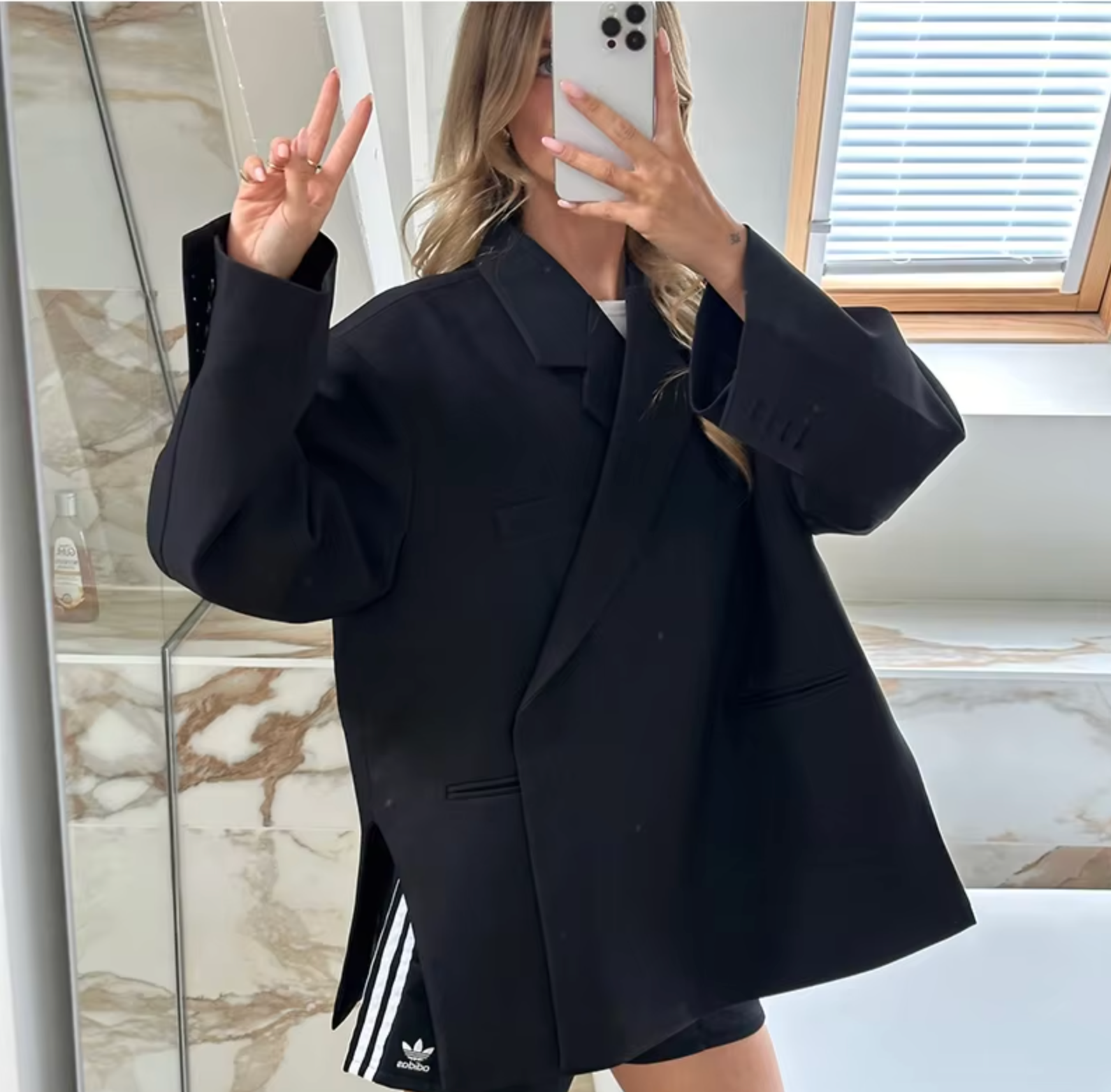 Blazer Oversize | Vestibilità Ampia & Doppiopetto Elegante