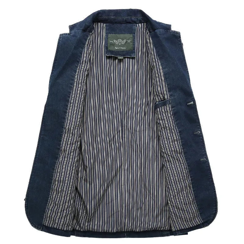 Blazer Uomo Slim Fit – Con Colletto Revers e Tasche Applicate, Adatto per Lavoro e Occasioni Formali 2