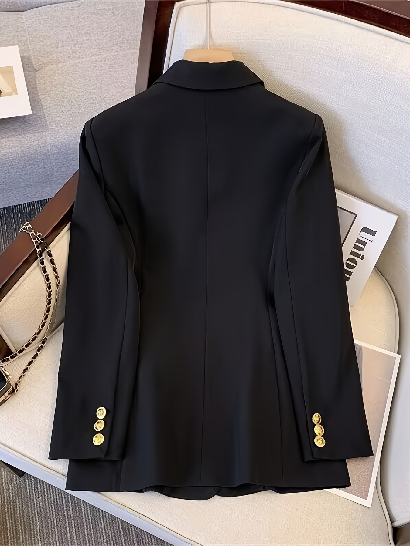 Blazer elegante e sottile da donna con bottoni dorati | Ideale per tutte le stagioni 3