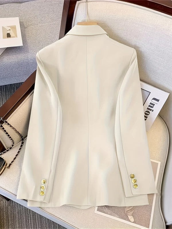 Blazer elegante e sottile da donna con bottoni dorati | Ideale per tutte le stagioni 4