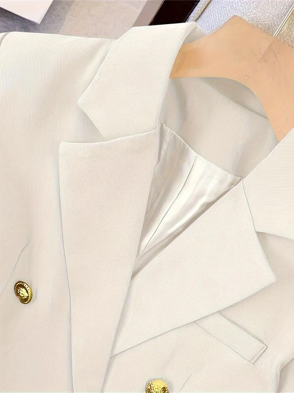 Blazer elegante e sottile da donna con bottoni dorati | Ideale per tutte le stagioni 7