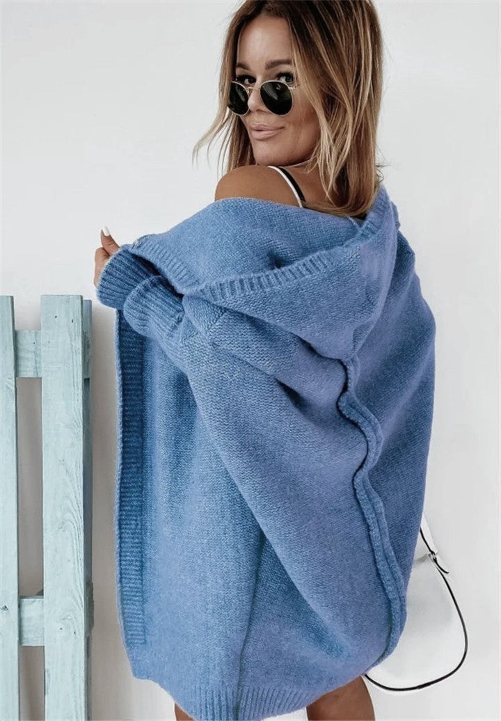 Oversized Hooded Cardigan for Women – Cozy &amp; Effortless Style Caliboot