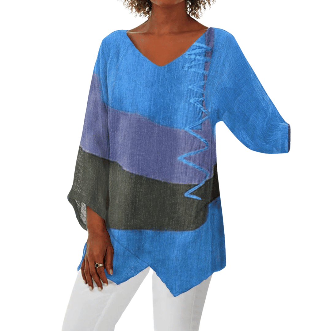 Fiorinda - Blusa Fluida Astratta 0