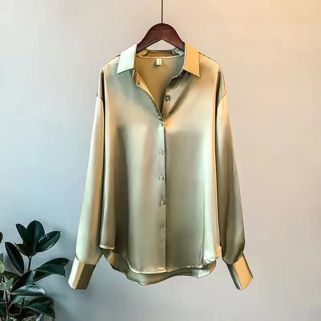 Blusa in raso di L'Aurablend Lotus 0