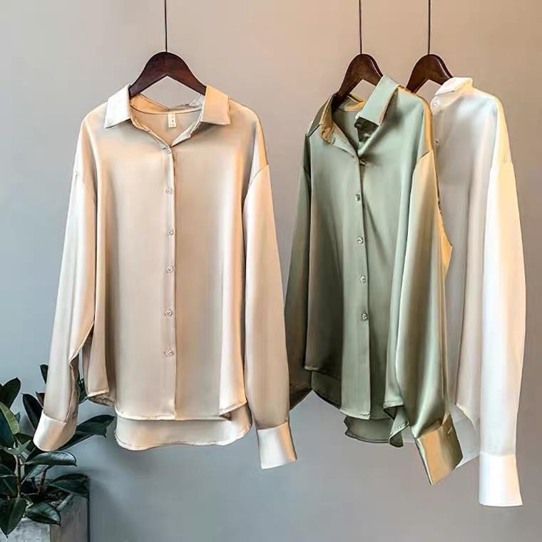 Blusa in raso di L'Aurablend Lotus 3